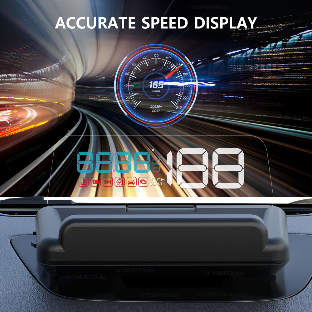 GEYIREN C500 HUD – Smart Projection for Safer Driving!