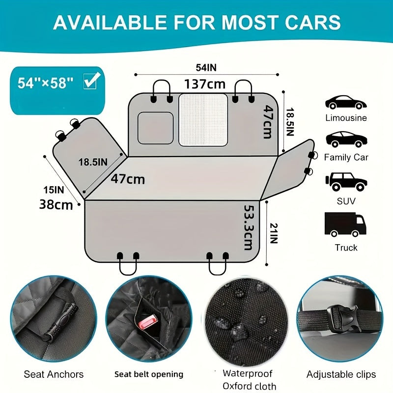 Waterproof Protector Cover – Keep your car clean and safe even when you're out with your pet!