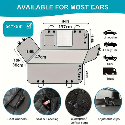 Waterproof Protector Cover – Keep your car clean and safe even when you're out with your pet!