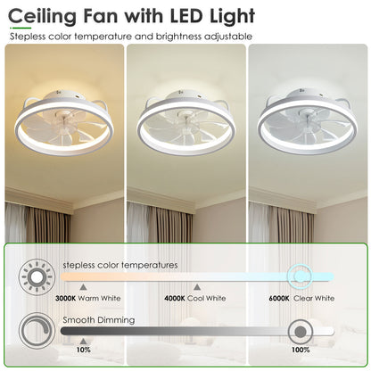 Dimmable LED Ceiling Fan – Comfort and sophistication at your fingertips!