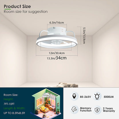 Dimmable LED Ceiling Fan – Comfort and sophistication at your fingertips!